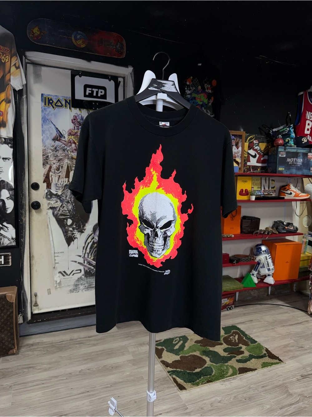 Vintage 1993’ Ghost Rider T-Shirt Vtg Marvel Comics Tee Adult Size Medium